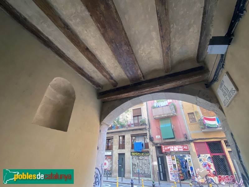 Barcelona - Volta dels Jueus, des de l'interior (Foto: Albert Esteves, 2020) Barcelona - Volta dels Jueus, des de l'interior