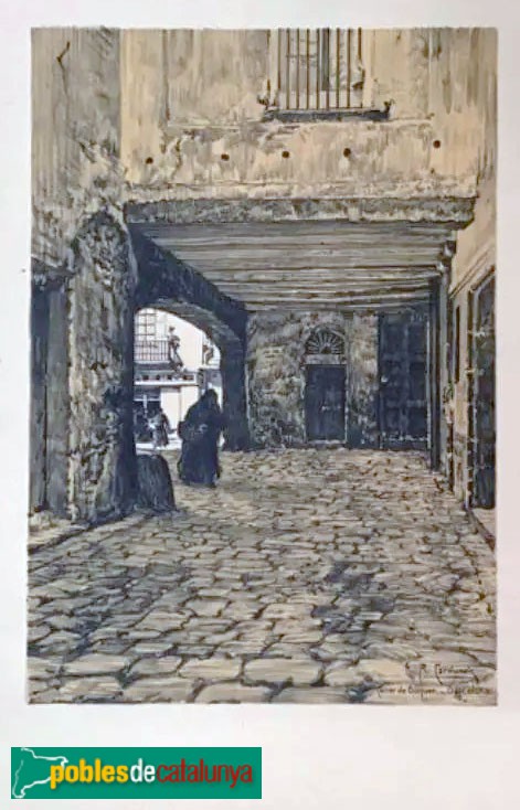 Carrer de Boquer, làmina antiga Carrer de Boquer, làmina antiga