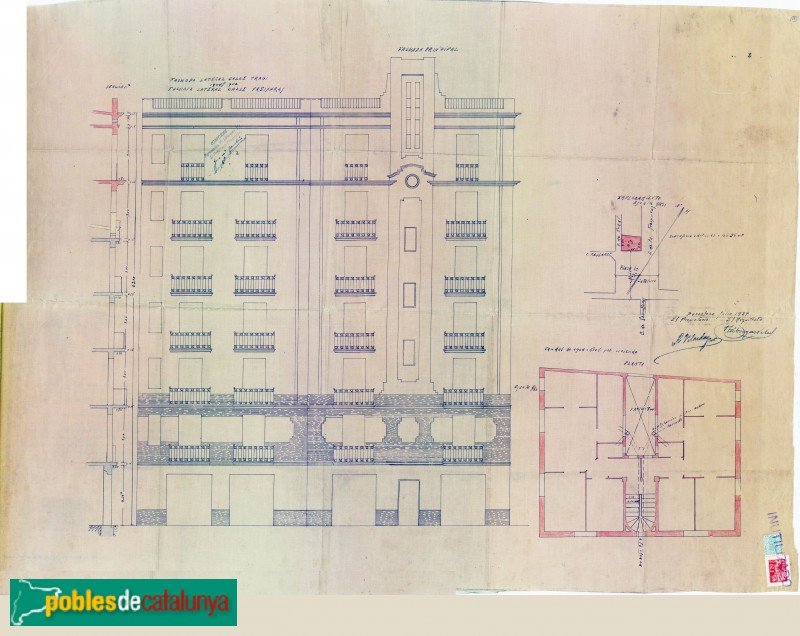 Barcelona - Plaça Santa Caterina, 3 (Arxiu Municipal Contemporani de Barcelona) Barcelona - Plaça Santa Caterina, 3 (Arxiu Municipal Contemporani de Barcelona)
