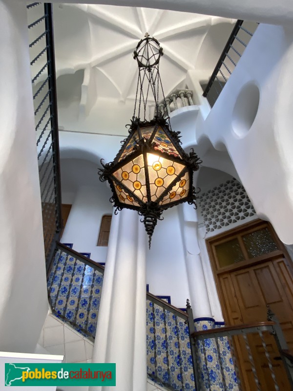 Barcelona - Torre Bellesguard. Interior (Foto: Albert Esteves, 2020) Barcelona - Torre Bellesguard. Interior