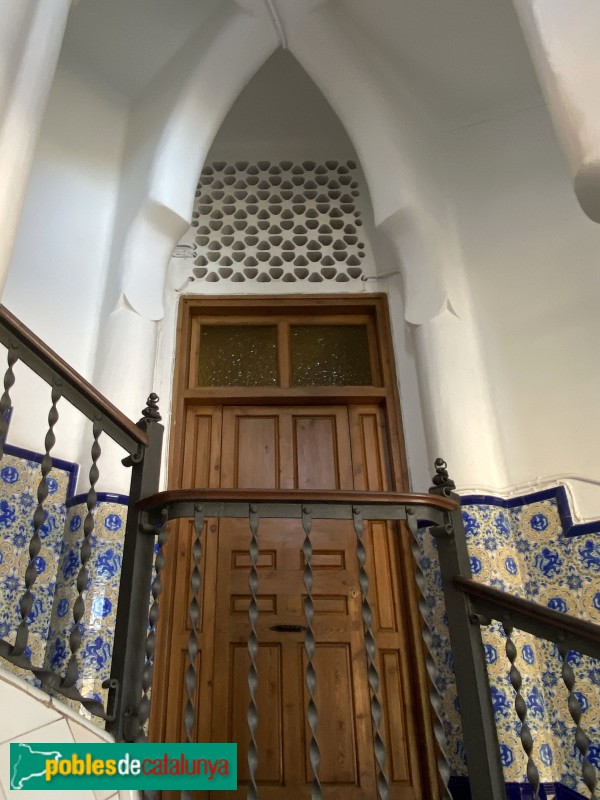 Barcelona - Torre Bellesguard. Interior (Foto: Albert Esteves, 2020) Barcelona - Torre Bellesguard. Interior