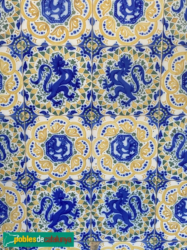 Barcelona - Torre Bellesguard. Interior (Foto: Albert Esteves, 2020) Barcelona - Torre Bellesguard. Interior