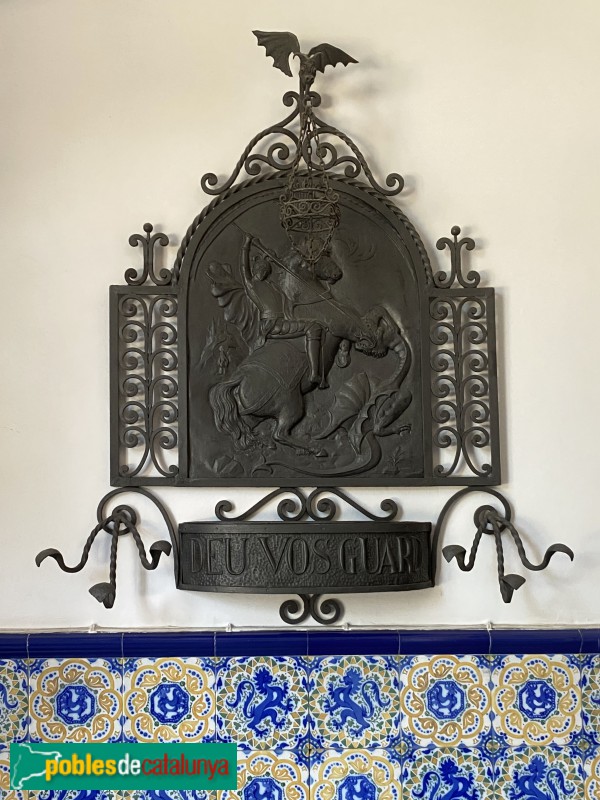 Barcelona - Torre Bellesguard. Interior (Foto: Albert Esteves, 2020) Barcelona - Torre Bellesguard. Interior