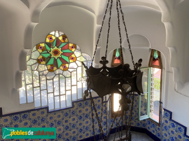 Barcelona - Torre Bellesguard. Interior (Foto: Albert Esteves, 2020) Barcelona - Torre Bellesguard. Interior