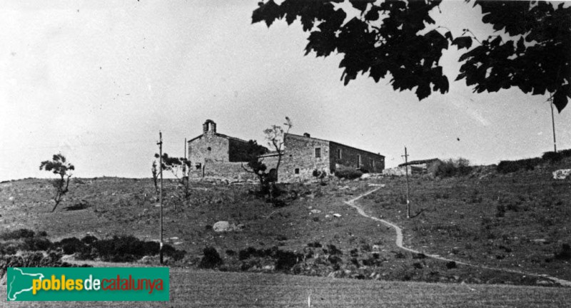 Calonge - Santa Maria del Collet o del Mar (Foto: Antoni Gallardo -Arxiu Fotogràfic Centre Excursionista de Catalunya-, 1929) Calonge - Santa Maria del Collet o del Mar