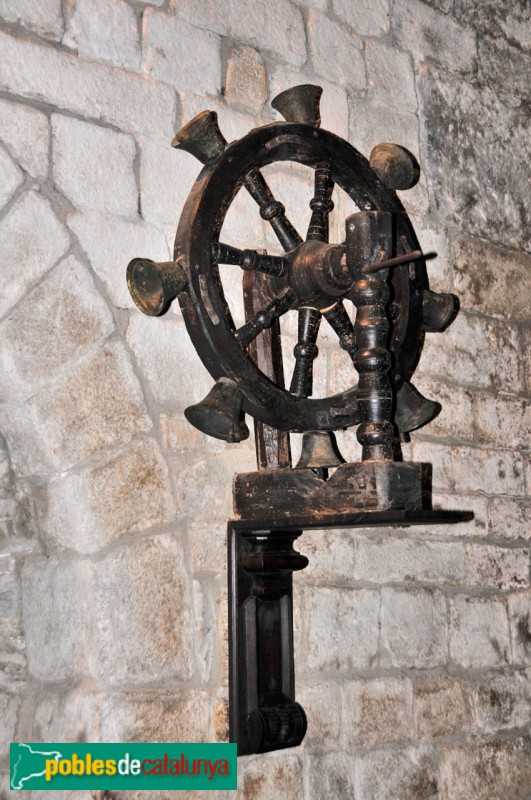 Bossòst - Església de l'Assumpció o de la Purificació. Roda de campanes (Foto: Joan Sànchez Sabé, 2014) Bossòst - Església de l'Assumpció o de la Purificació. Roda de campanes