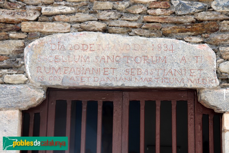 Bossòst - Capella de Sant Sebastià i Sant Fabià (Foto: Albert Esteves, 2020) Bossòst - Capella de Sant Sebastià i Sant Fabià