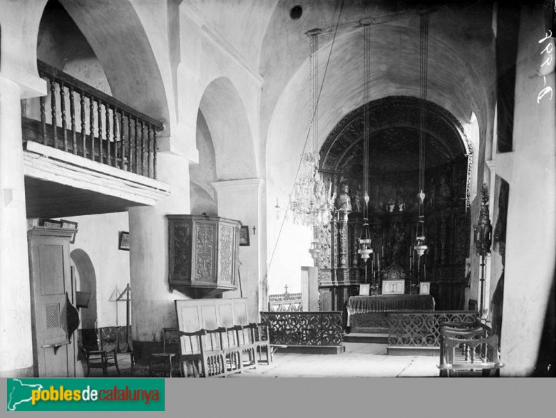 Bossòst - Església de l'Assumpció o de la Purificació (Foto: Juli Soler Santaló - Arxiu fotogràfic Centre Excursionista de Catalunya-, 1907) Bossòst - Església de l'Assumpció o de la Purificació