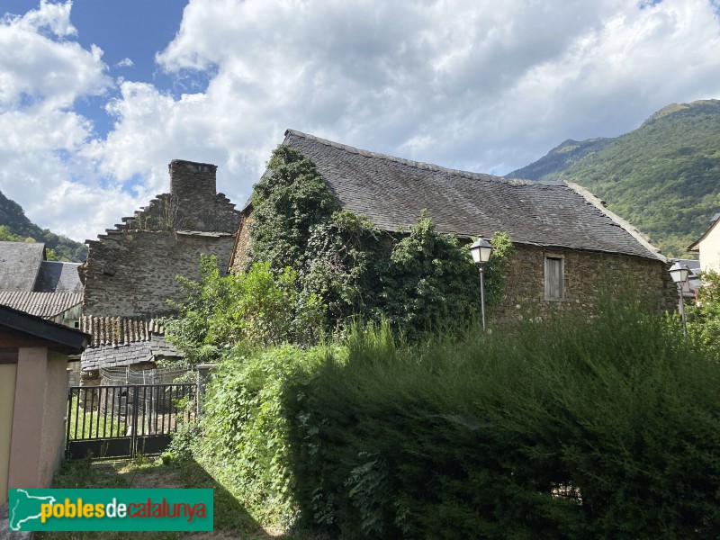 Una casa tradicional de Les (Foto: Albert Esteves, 2020) Una casa tradicional de Les