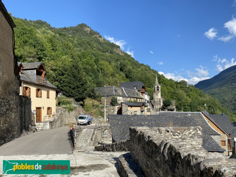 El poble d'Arró (Foto: Albert Esteves, 2020) El poble d'Arró