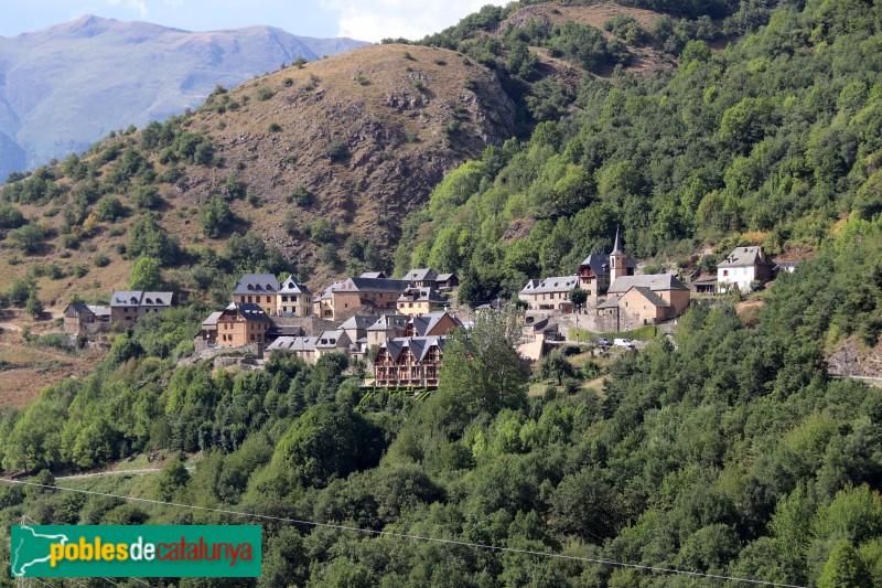 El poble d'Arró (Foto: Albert Esteves, 2020) El poble d'Arró