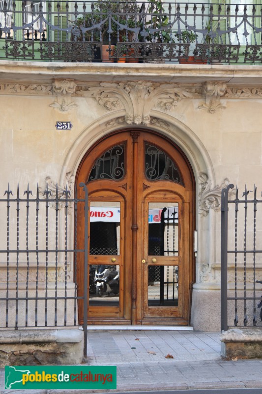 Barcelona - Avinguda República Argentina, 229-231 (Foto: Albert Esteves, 2020) Barcelona - Avinguda República Argentina, 229-231