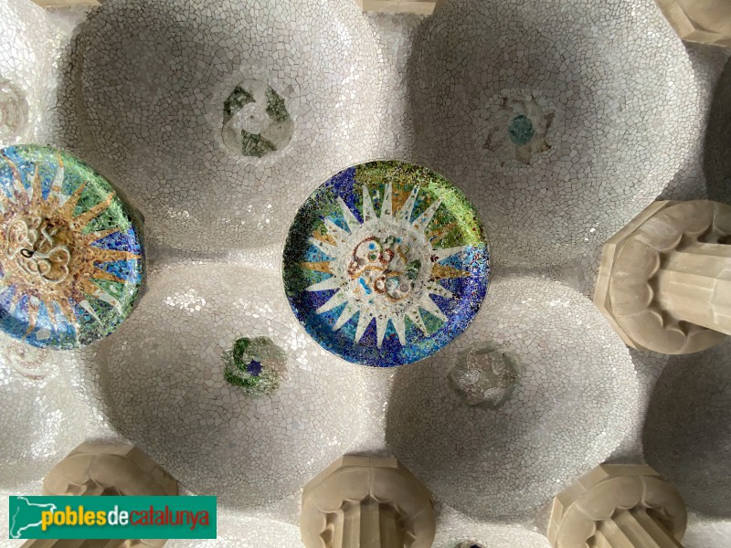 Barcelona - Park Güell. Sala hipòstila