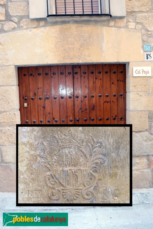 El Vilosell - Porta 1786 (Foto: Albert Esteves, 2020) El Vilosell - Porta 1786