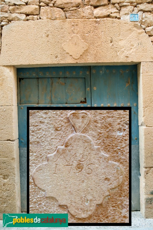 El Vilosell - Porta 1796 (Foto: Albert Esteves, 2020) El Vilosell - Porta 1796