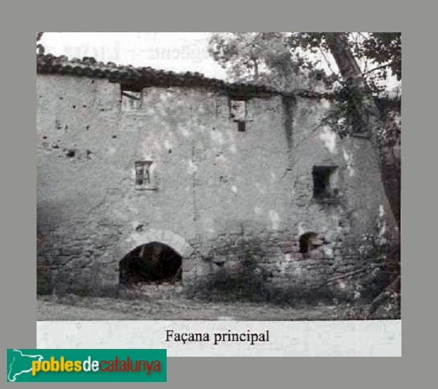 Cervià de les Garrrigues - Molí de les Besses (Foto: de l'article de Josep Estradé <i>Els molins fariners del riu Set</i>) Cervià de les Garrrigues - Molí de les Besses