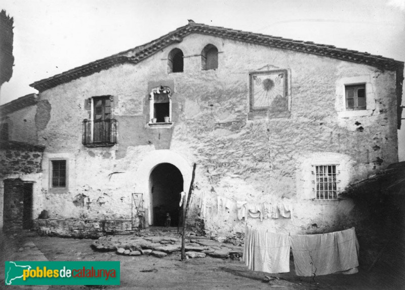 Barcelona - Can Calopa de Dalt (Foto: J. Dolcet -Arxiu Fotogràfic Centre Excursionista de Catalunya-, anys vint) Barcelona - Can Calopa de Dalt