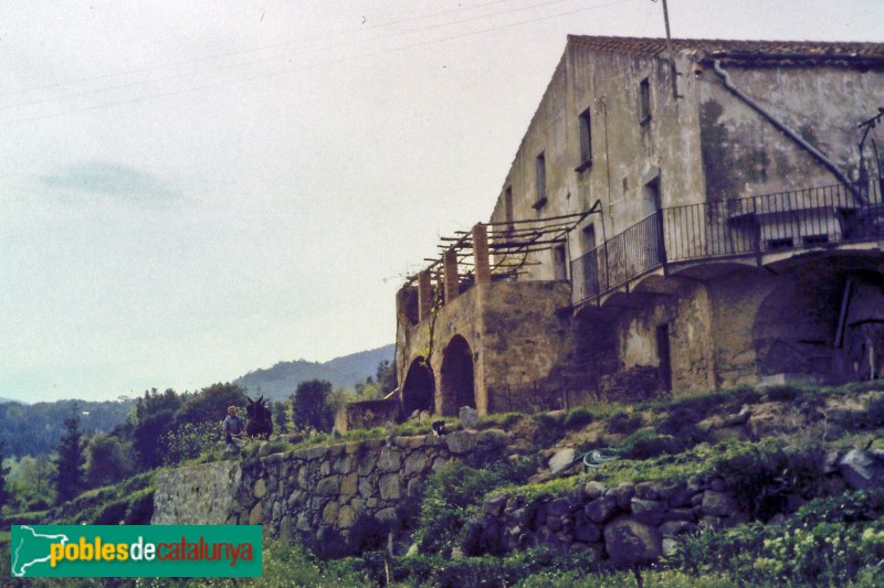 Maçanet de Cabrenys - Can Muntada, abans de la restauració (Foto: Louis Schouleur, 1981) Maçanet de Cabrenys - Can Muntada, abans de la restauració