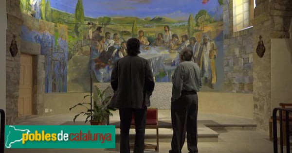 Albons - Església de Sant Cugat. Pintures Albons - Església de Sant Cugat. Pintures