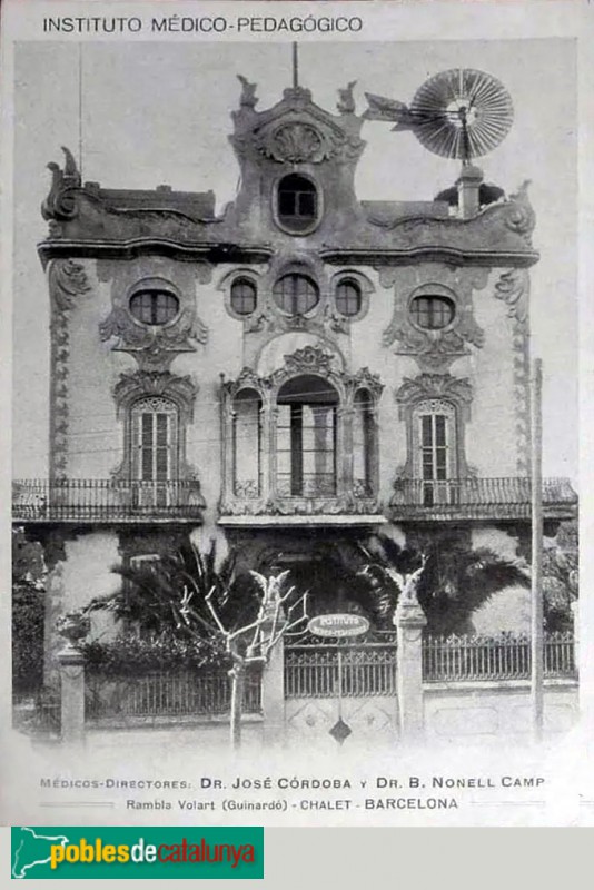 Barcelona - Rambla Volart, 81. Postal antiga Barcelona - Rambla Volart, 81. Postal antiga