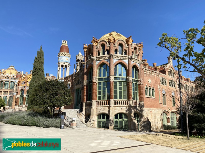 Hospital de Sant Pau - Pavelló de la Mare de Déu del Carme (Foto: Albert Esteves, 2021) Hospital de Sant Pau - Pavelló de la Mare de Déu del Carme