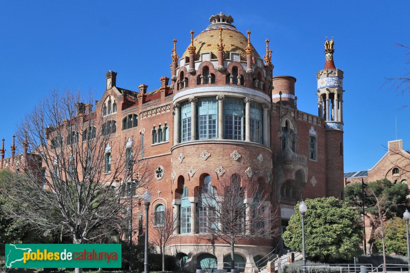 Hospital de Sant Pau - Pavelló de la Mare de Déu de Montserrat (Foto: Albert Esteves, 2021) Hospital de Sant Pau - Pavelló de la Mare de Déu de Montserrat