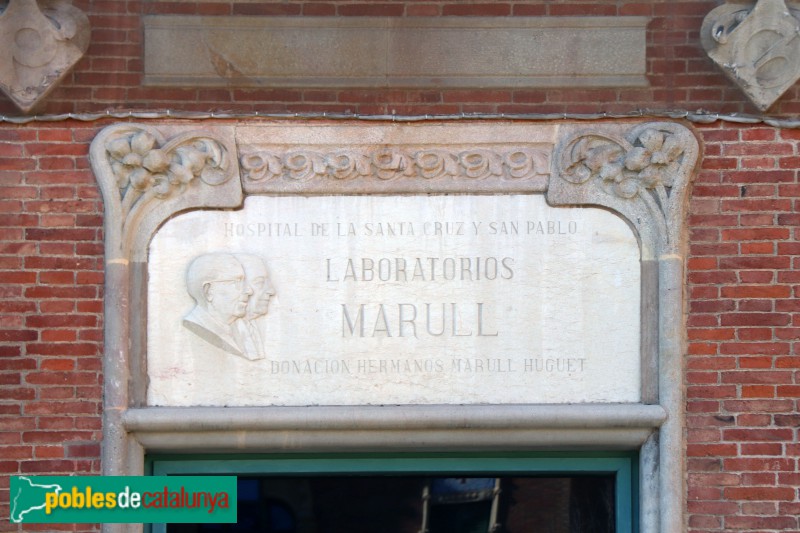 Hospital de Sant Pau - Pavelló de la Mare de Déu de Montserrat (Foto: Albert Esteves, 2021) Hospital de Sant Pau - Pavelló de la Mare de Déu de Montserrat