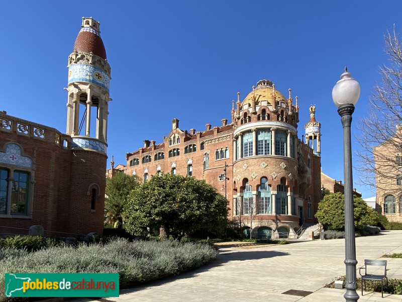 Hospital de Sant Pau - Pavelló de la Mare de Déu de Montserrat (Foto: Albert Esteves, 2021) Hospital de Sant Pau - Pavelló de la Mare de Déu de Montserrat