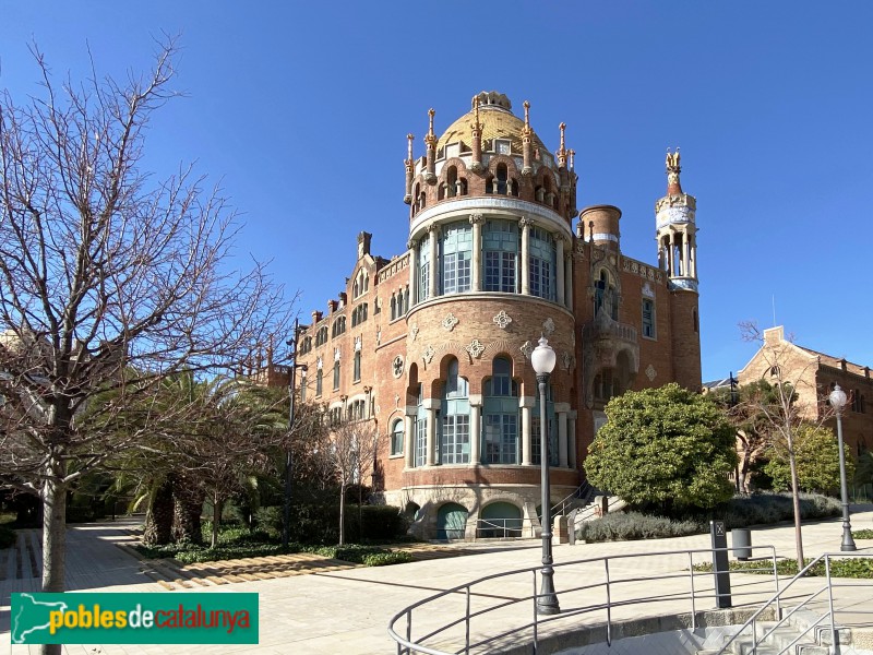 Hospital de Sant Pau - Pavelló de la Mare de Déu de Montserrat (Foto: Albert Esteves, 2021) Hospital de Sant Pau - Pavelló de la Mare de Déu de Montserrat