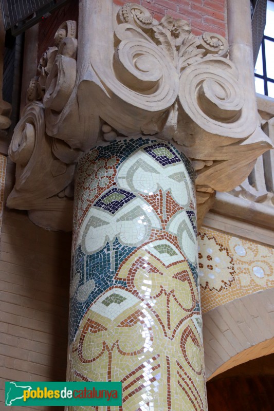 Hospital de Sant Pau - Sala Domènech i Montaner (Foto: Albert Esteves, 2021) Hospital de Sant Pau - Sala Domènech i Montaner