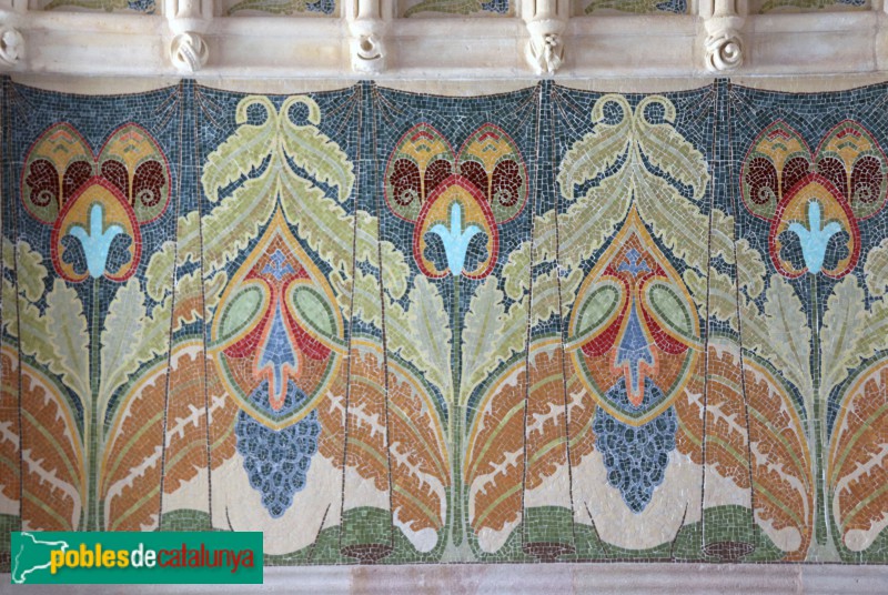 Hospital de Sant Pau - Sala Domènech i Montaner (Foto: Albert Esteves, 2021) Hospital de Sant Pau - Sala Domènech i Montaner