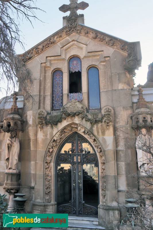 Cementiri d'Horta - Panteó Marsans (Foto: Albert Esteves, 2021) Cementiri d'Horta - Panteó Marsans