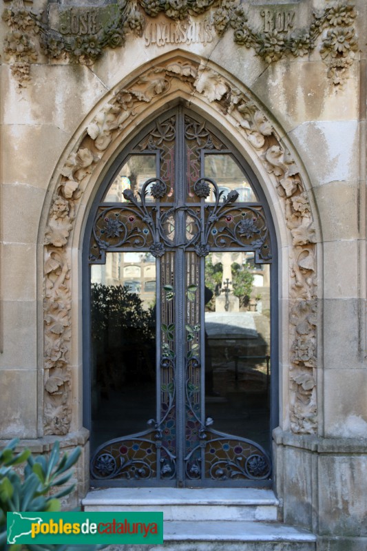 Cementiri d'Horta - Panteó Marsans (Foto: Albert Esteves, 2021) Cementiri d'Horta - Panteó Marsans