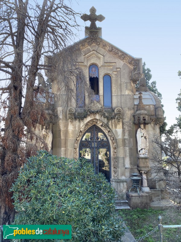 Cementiri d'Horta - Panteó Marsans (Foto: Albert Esteves, 2021) Cementiri d'Horta - Panteó Marsans