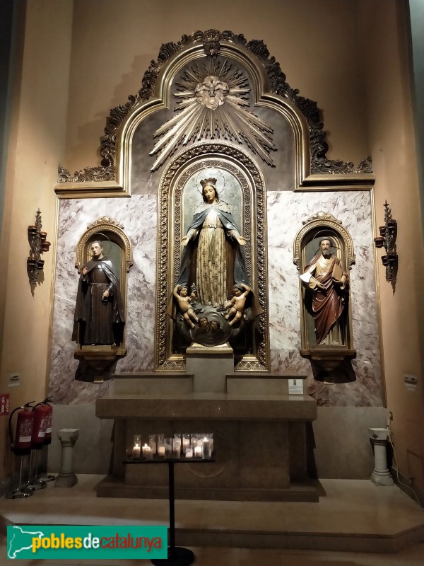 Barcelona - Església de Santa Maria de Jesús (Foto: Anna Corcoll, 2021) Barcelona - Església de Santa Maria de Jesús