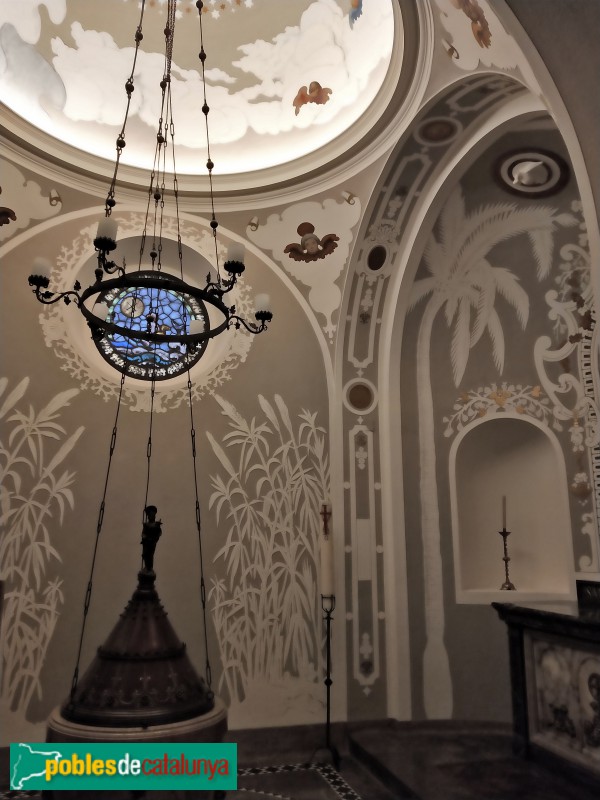 Barcelona - Església de Santa Maria de Jesús. Capella de Sant Joan Baptista (Foto: Anna Corcoll, 2021) Barcelona - Església de Santa Maria de Jesús. Capella de Sant Joan Baptista