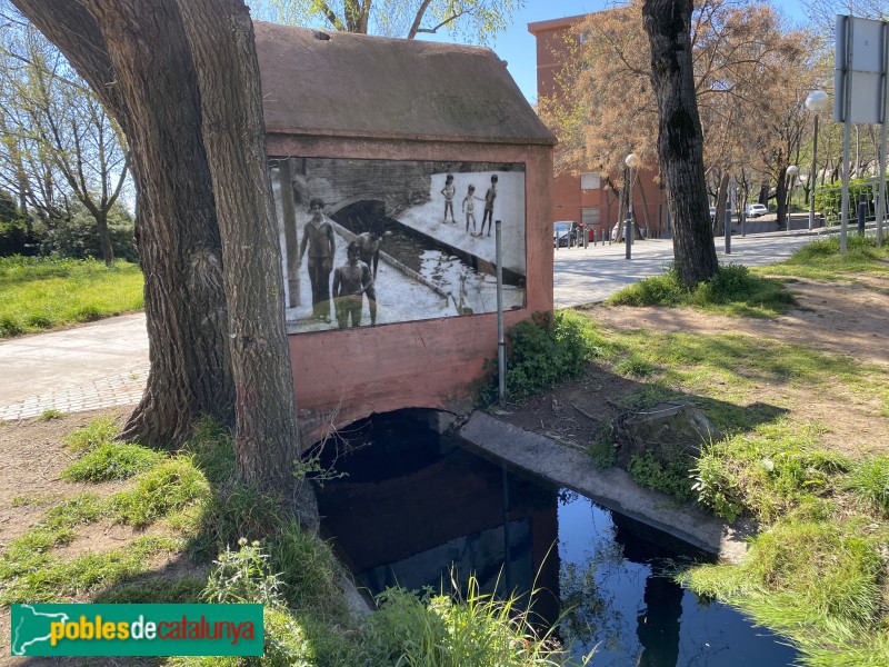 Barcelona - Rec Comtal a Vallbona (Foto: Albert Esteves, 2021) Barcelona - Rec Comtal a Vallbona