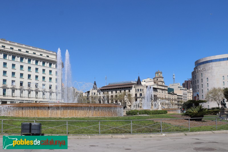 Barcelona - Plaça Catalunya (Foto: Albert Esteves, 2021) Barcelona - Plaça Catalunya