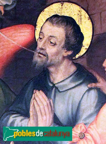 L'Hospitalet de Llobregat - Retaule de sant Roc - Detall L'Hospitalet de Llobregat - Retaule de sant Roc - Detall