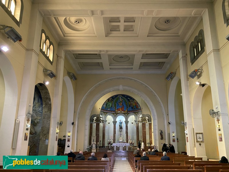 L'Hospitalet de Llobregat - Església nova de Santa Eulàlia (Foto: Albert Esteves, 2021) L'Hospitalet de Llobregat - Església nova de Santa Eulàlia