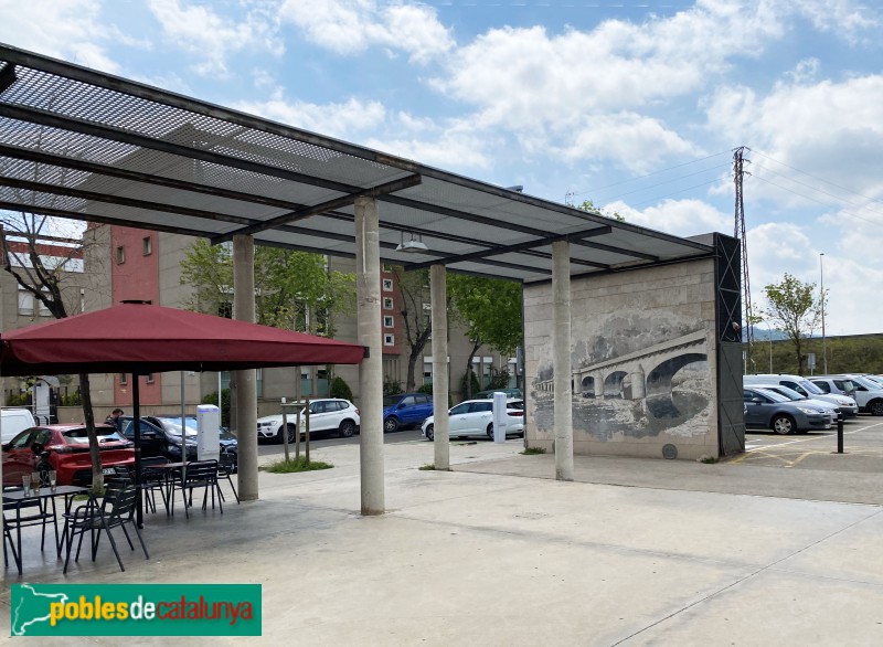 Molins de Rei - Murals de la plaça de la Llibertat (Foto: Albert Esteves, 2021) Molins de Rei - Murals de la plaça de la Llibertat