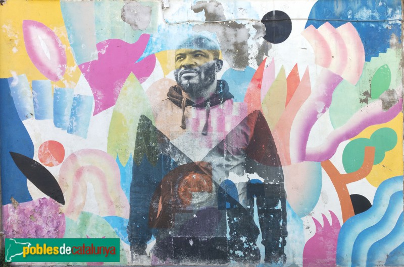 L'Hospitalet de Llobregat - Mural <i>La pell de l'Hospitalet</i> (Foto: Anna Corcoll, 2021) L'Hospitalet de Llobregat - Mural <i>La pell de l'Hospitalet</i>
