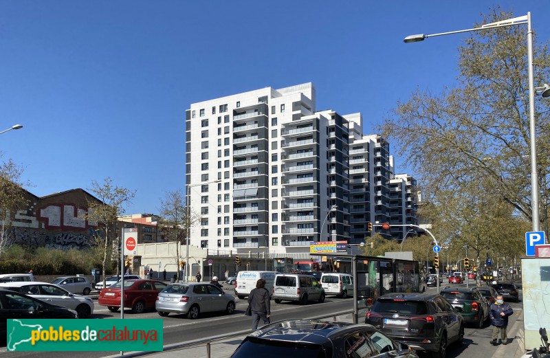 Barcelona - Gran Via, 191-203 (Foto: Albert Esteves, 2021) Barcelona - Gran Via, 191-203