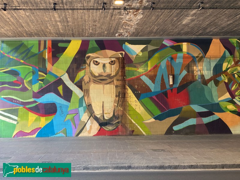 L'Hospitalet de Llobregat - Mural L'H (Foto: Albert Esteves, 2021) L'Hospitalet de Llobregat - Mural L'H