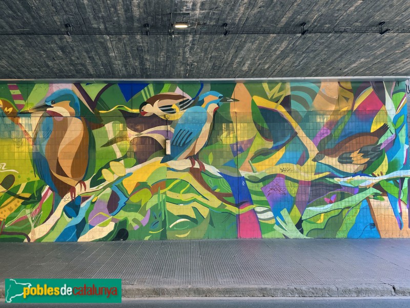 L'Hospitalet de Llobregat - Mural L'H (Foto: Albert Esteves, 2021) L'Hospitalet de Llobregat - Mural L'H