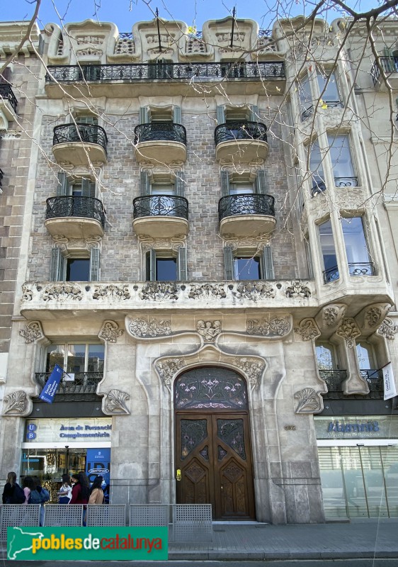 Barcelona - Casa Granell Manresa (Gran Via, 582) (Foto: Albert Esteves, 2021) Barcelona - Casa Granell Manresa (Gran Via, 582)