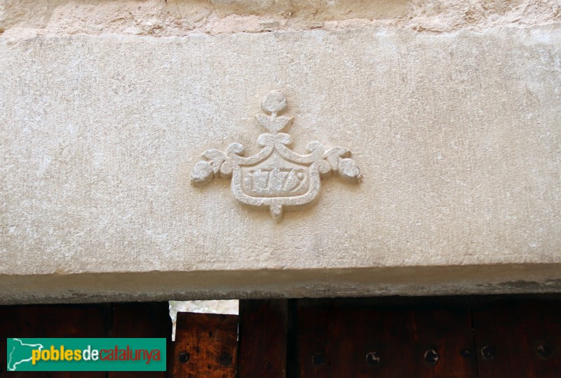 Vinaixa - Llinda, 1779 (Foto: Albert Esteves, 2021) Vinaixa - Llinda, 1779