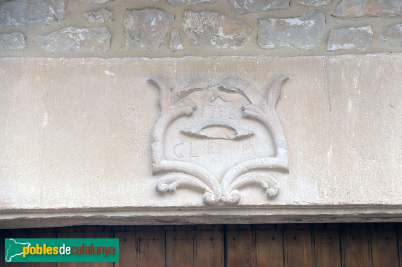 Vinaixa - Llinda, 1796 (Foto: Albert Esteves, 2021) Vinaixa - Llinda, 1796