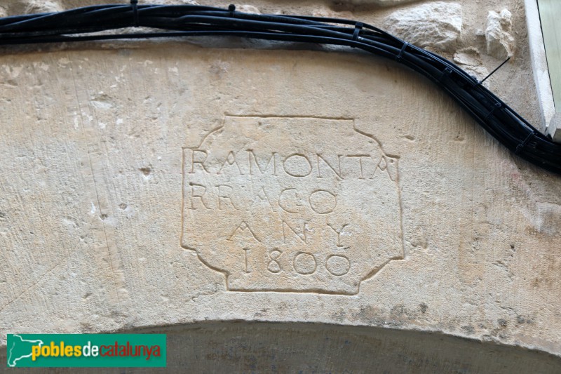 Vinaixa - Llinda, 1800 (Foto: Albert Esteves, 2021) Vinaixa - Llinda, 1800