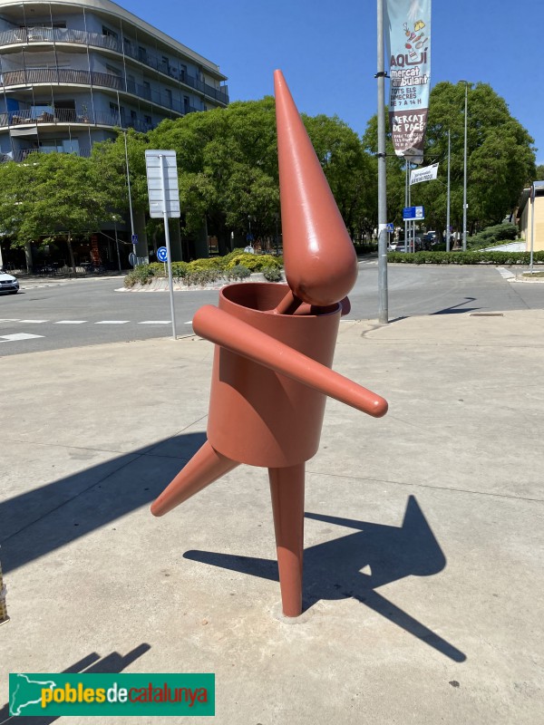 Sant Just Desvern - Escultura <i>Estrès</i> (Foto: Albert Esteves, 2021) Sant Just Desvern - Escultura <i>Estrès</i>